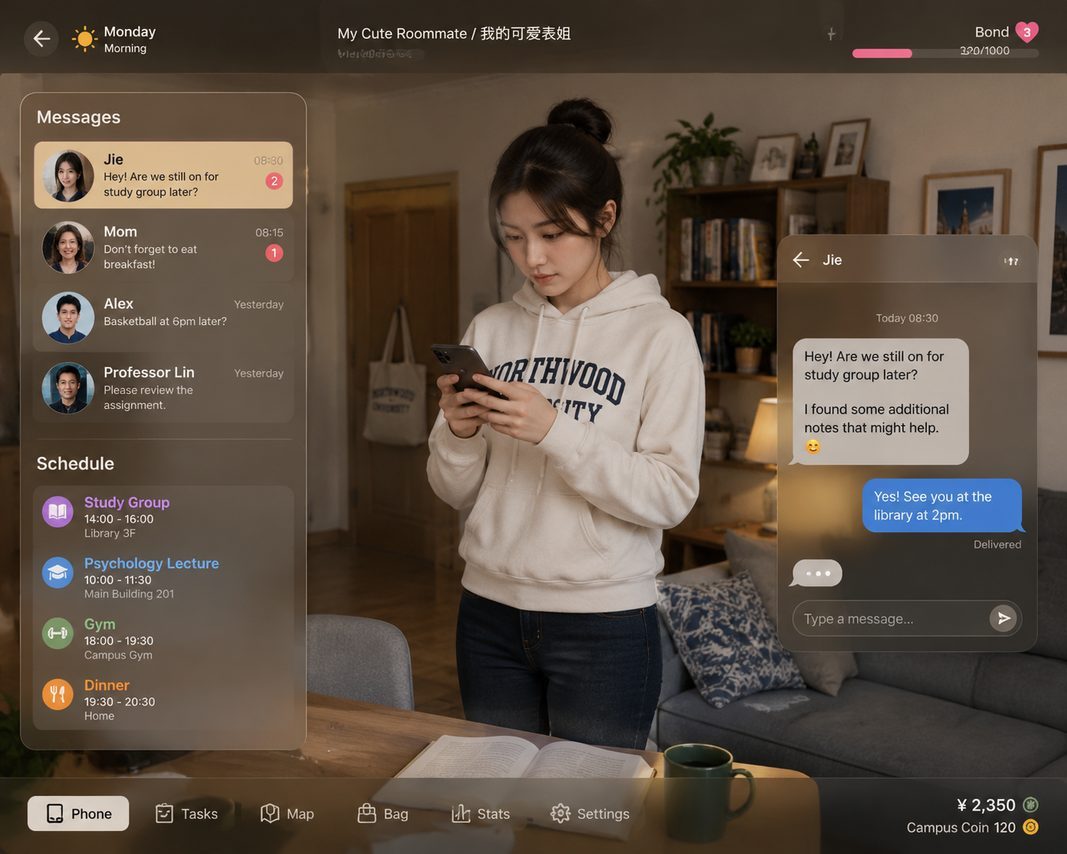 我的可爱表姐 角色互动 详情图 7